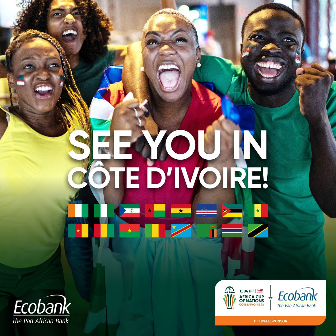 Ecobank devient sponsor officiel de la Coupe d'Afrique des Nations TotalEnergies Côte d'Ivoire 2023